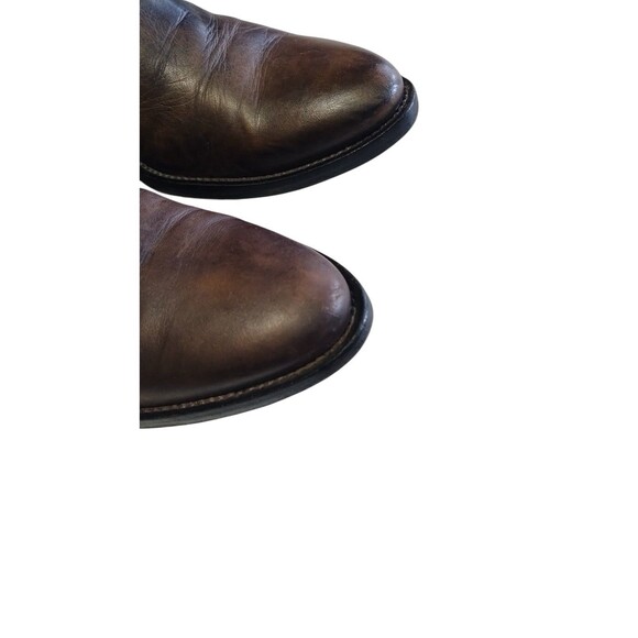 Mark Nason Rock Lives Western Embroidery Roses Distressed Leather Ankle Boot 9 - Picture 7 of 14